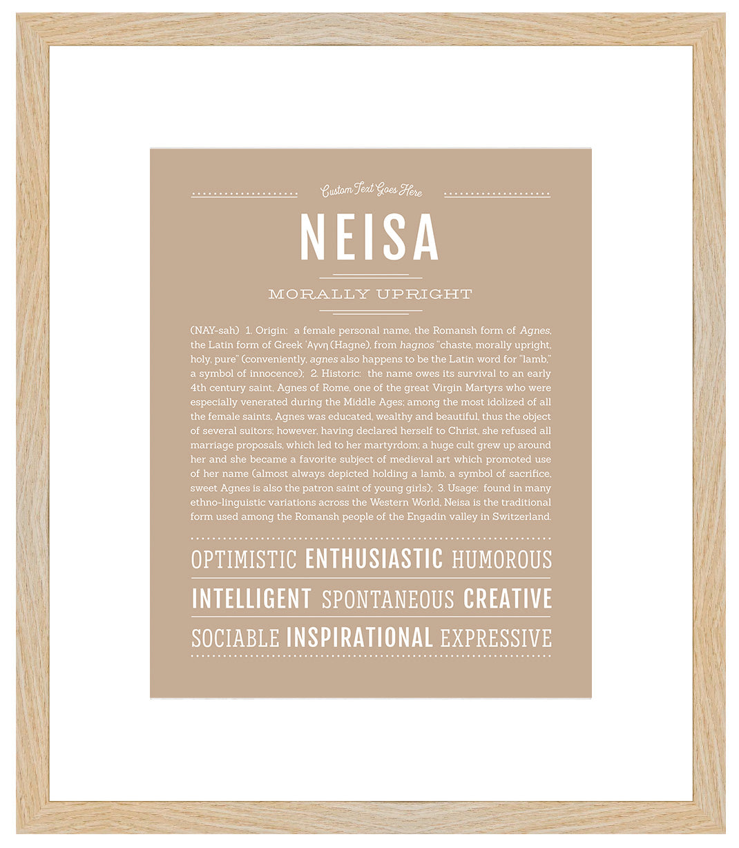 Neisa | Name Art Print