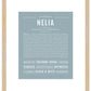 Nelia | Name Art Print