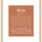 Nelia | Name Art Print