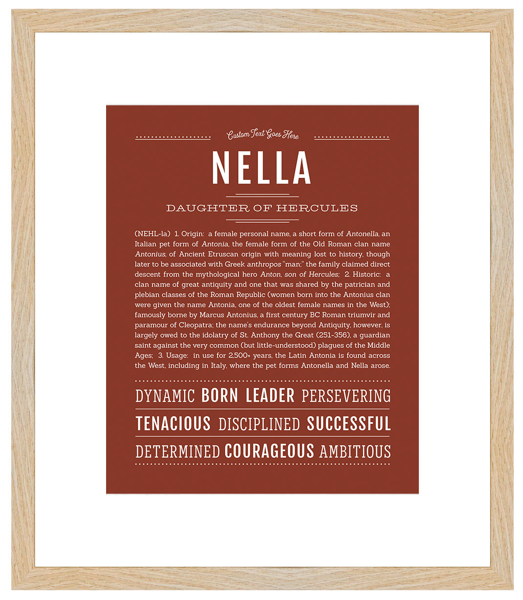 Nella | Name Art Print