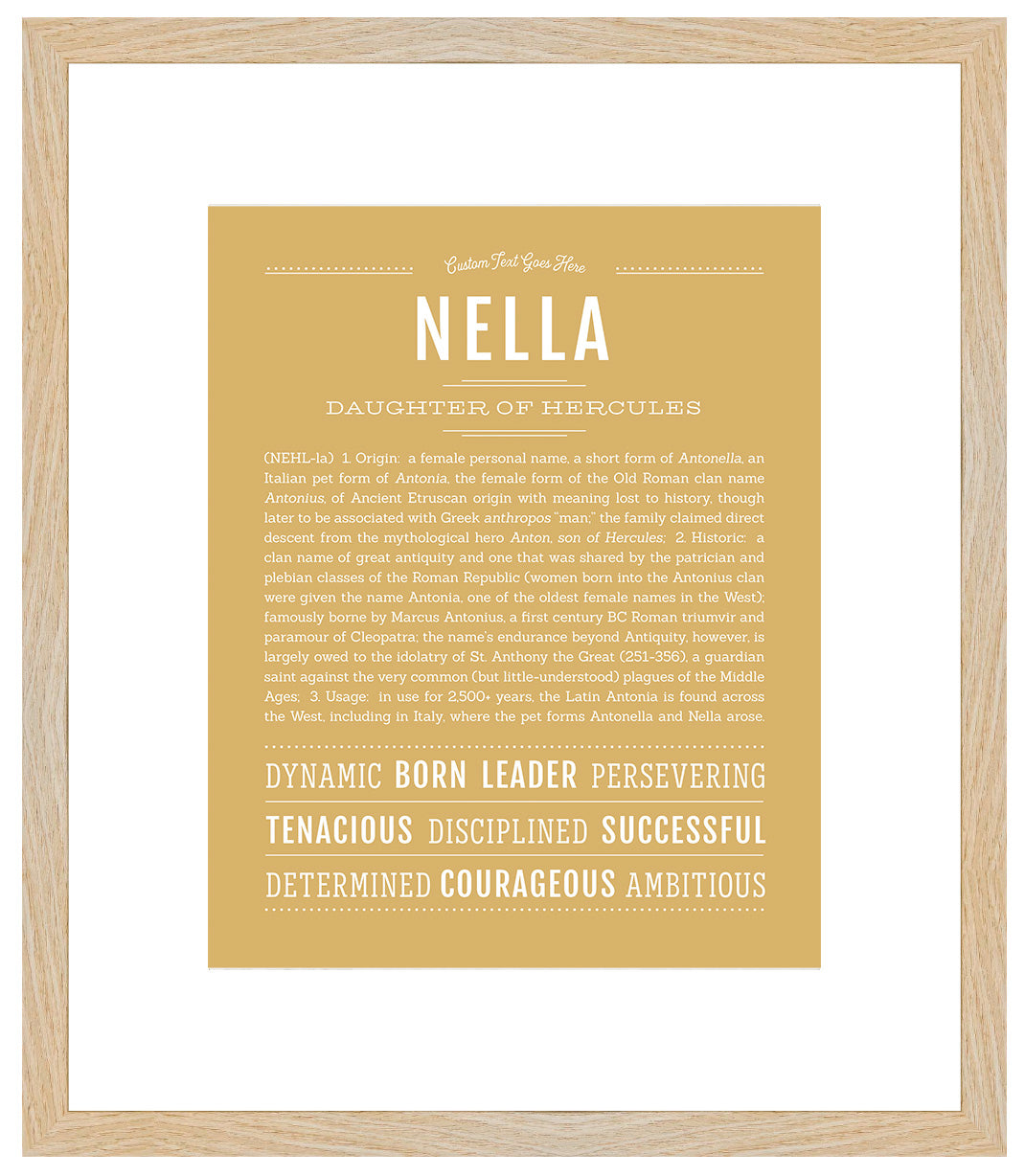 Nella | Name Art Print