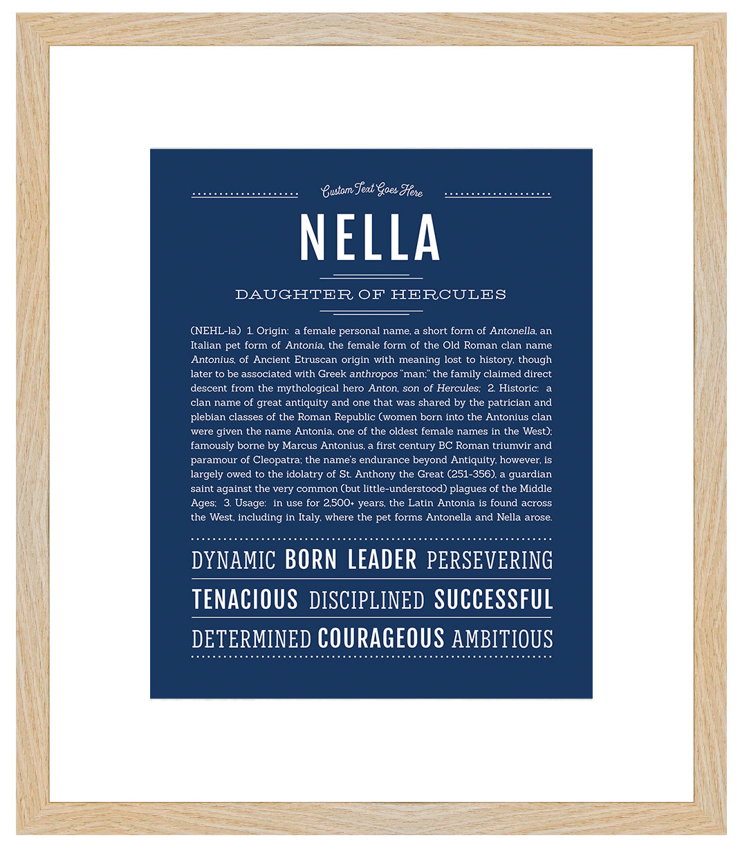 Nella | Name Art Print