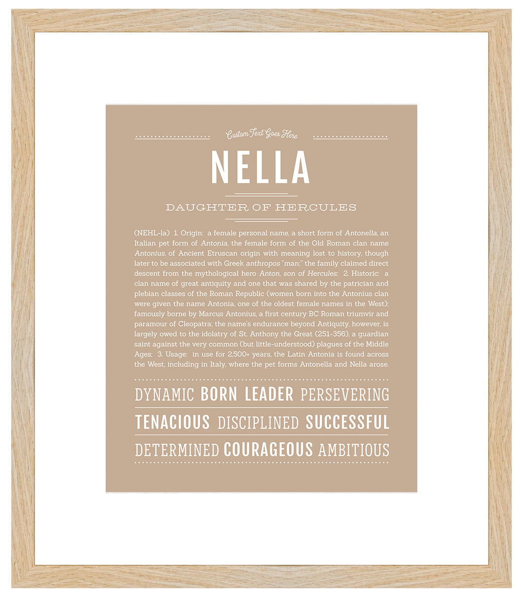 Nella | Name Art Print