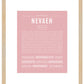 Nevaeh | Name Art Print