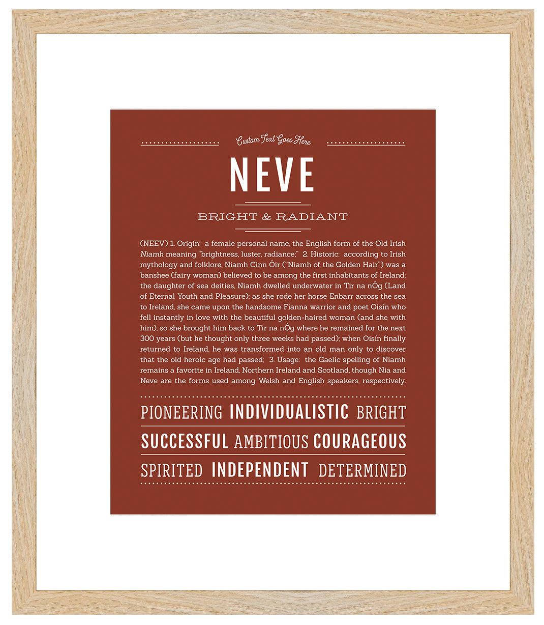 Neve | Name Art Print