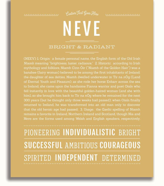 Frame Options | Matte Gold | No Frame