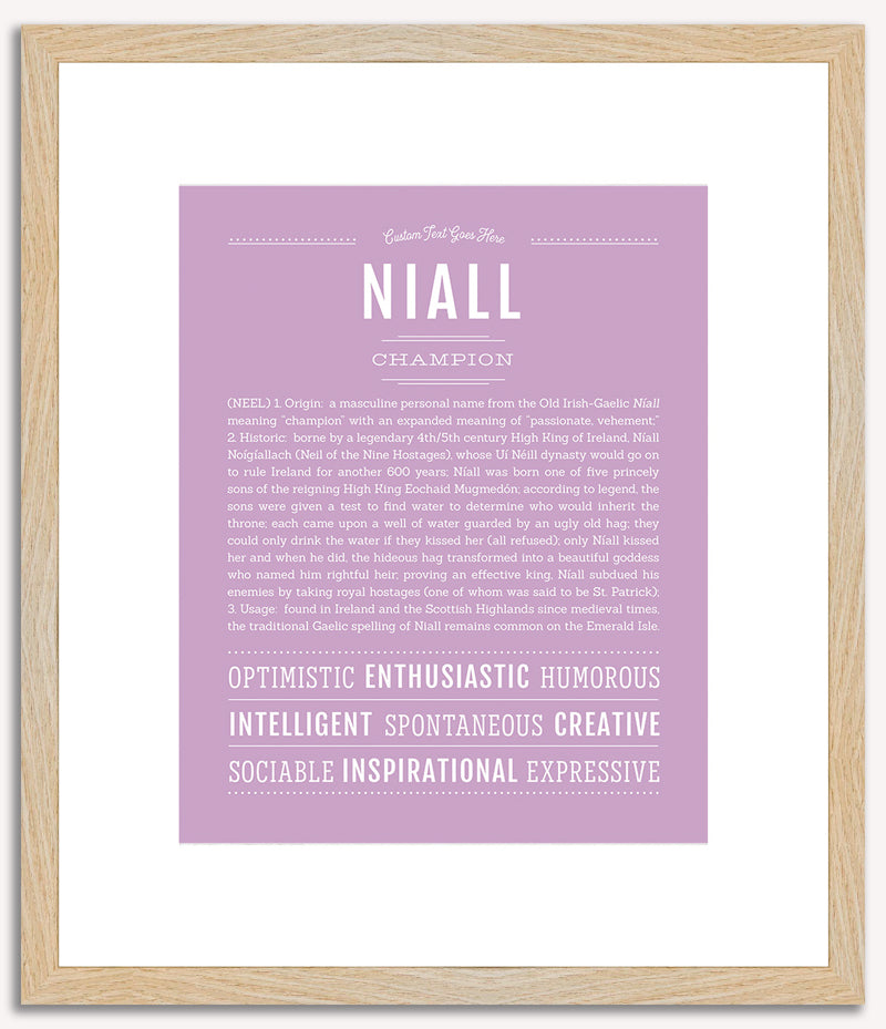 Niall | Name Art Print