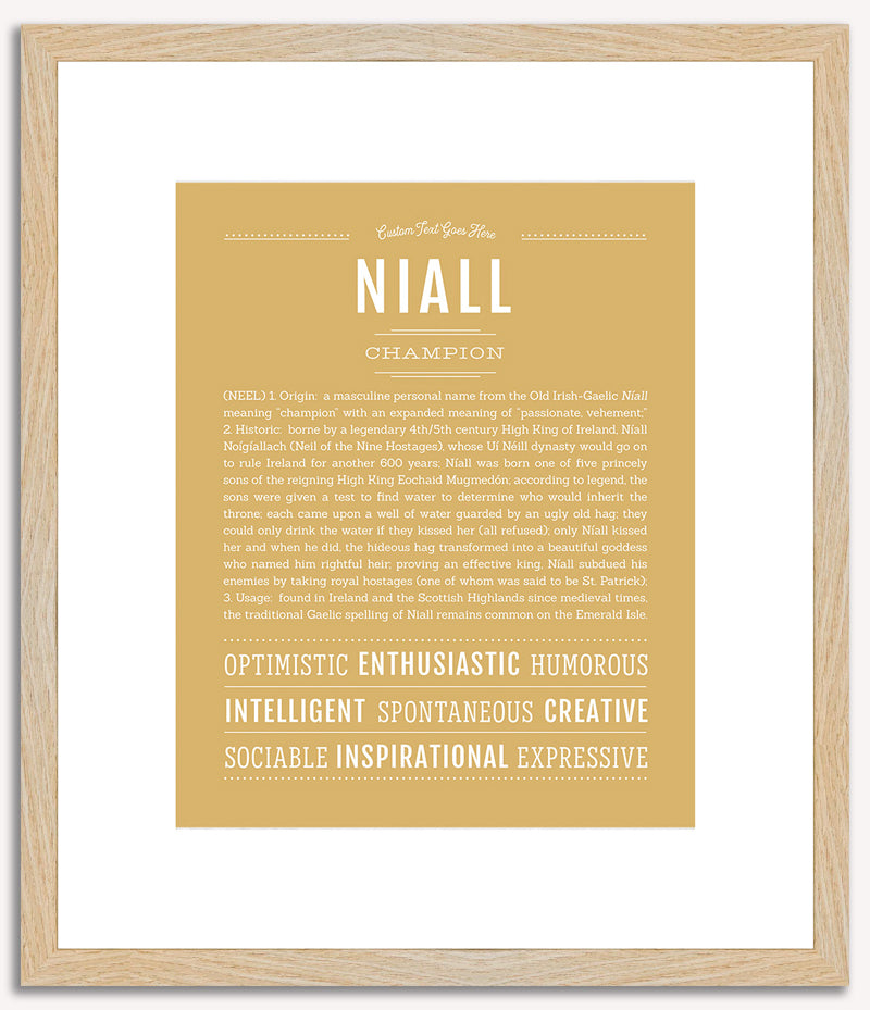 Niall | Name Art Print