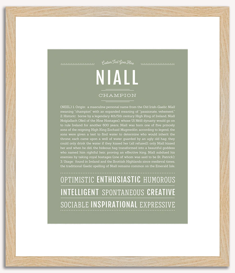 Niall | Name Art Print