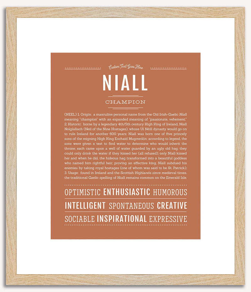 Niall | Name Art Print