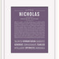 Frame Options | Deep Purple | Black Frame, Matted