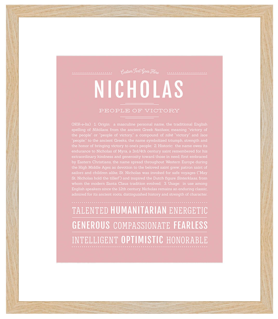 Nicholas | Name Art Print