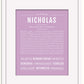 Frame Options | Lilac | Black Frame, Matted