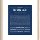 Nicholas | Name Art Print