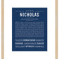 Nicholas | Name Art Print