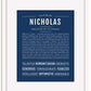 Frame Options | Midnight Blue | Black Frame, Matted