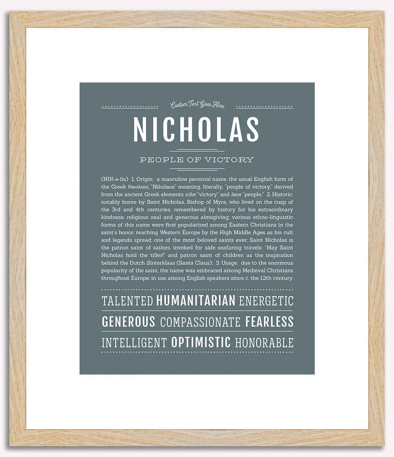 Nicholas | Name Art Print