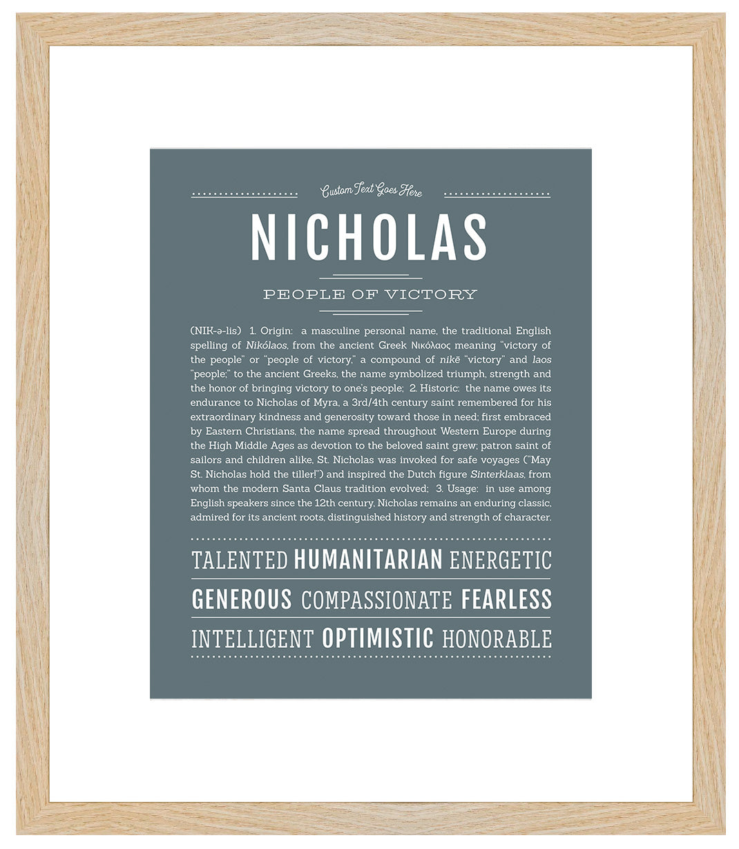 Nicholas | Name Art Print