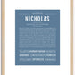 Nicholas | Name Art Print