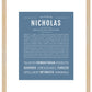 Nicholas | Name Art Print