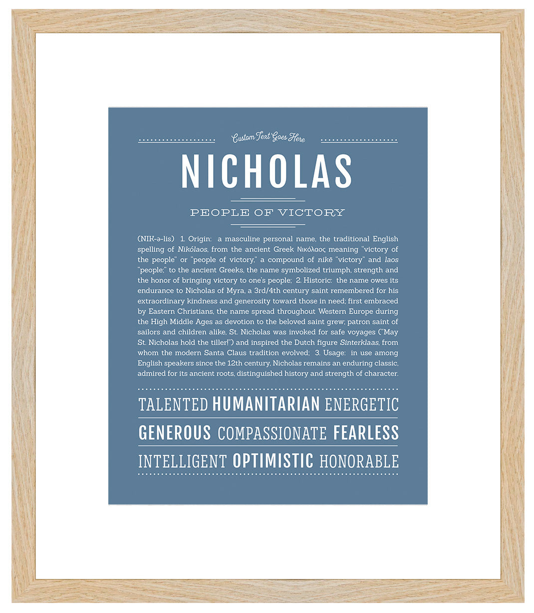 Nicholas | Name Art Print
