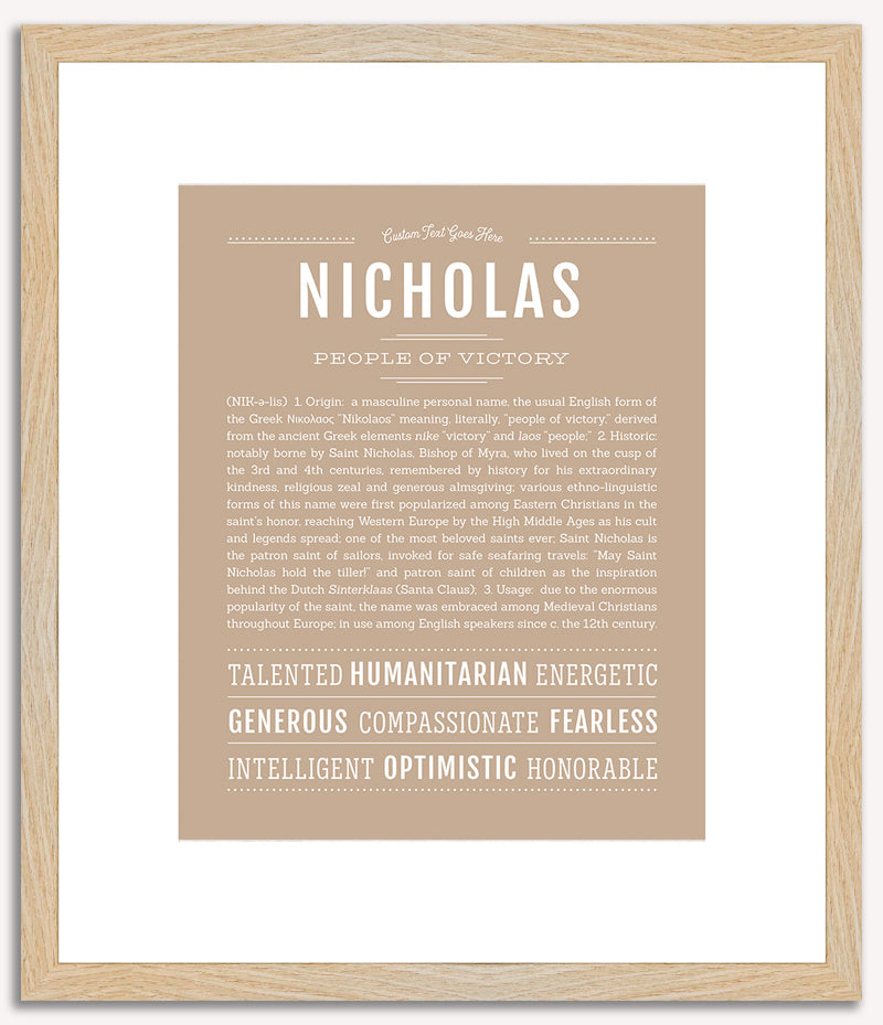 Nicholas | Name Art Print