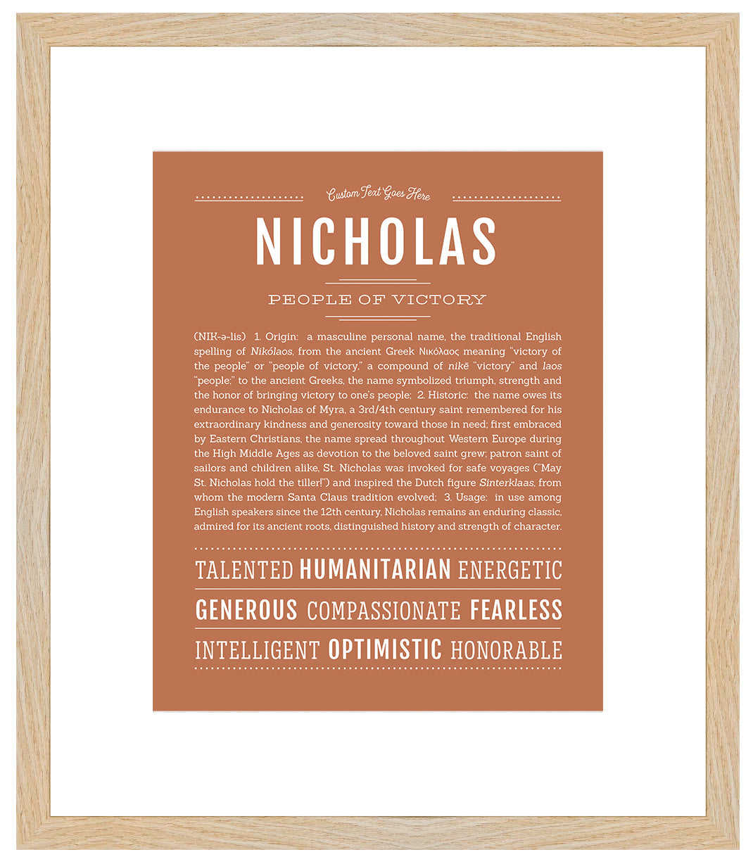Nicholas | Name Art Print