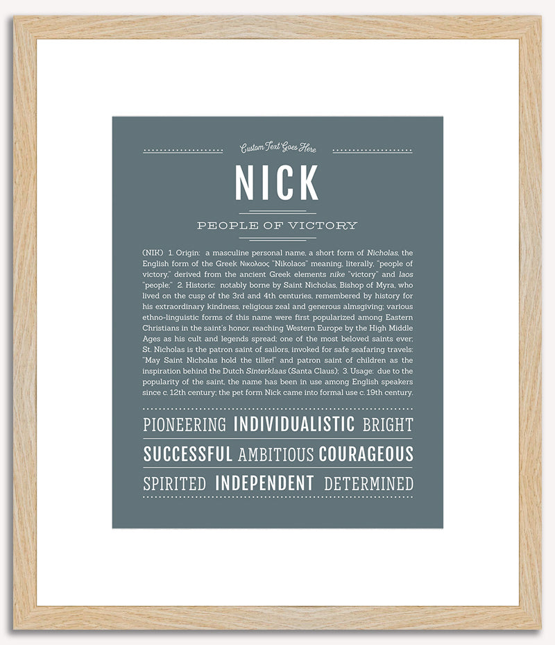 Nick | Name Art Print