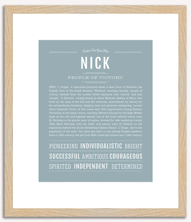 Nick | Name Art Print