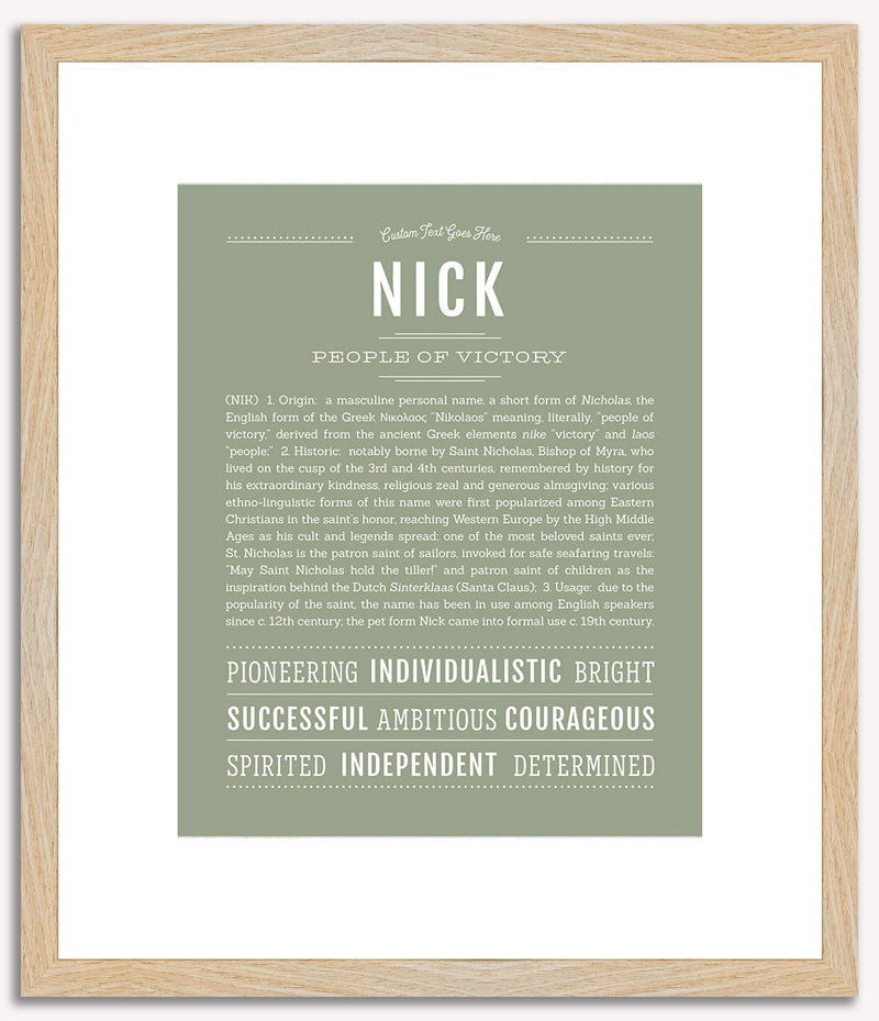 Nick | Name Art Print