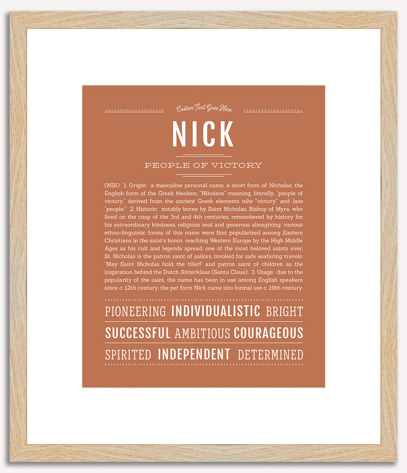 Nick | Name Art Print