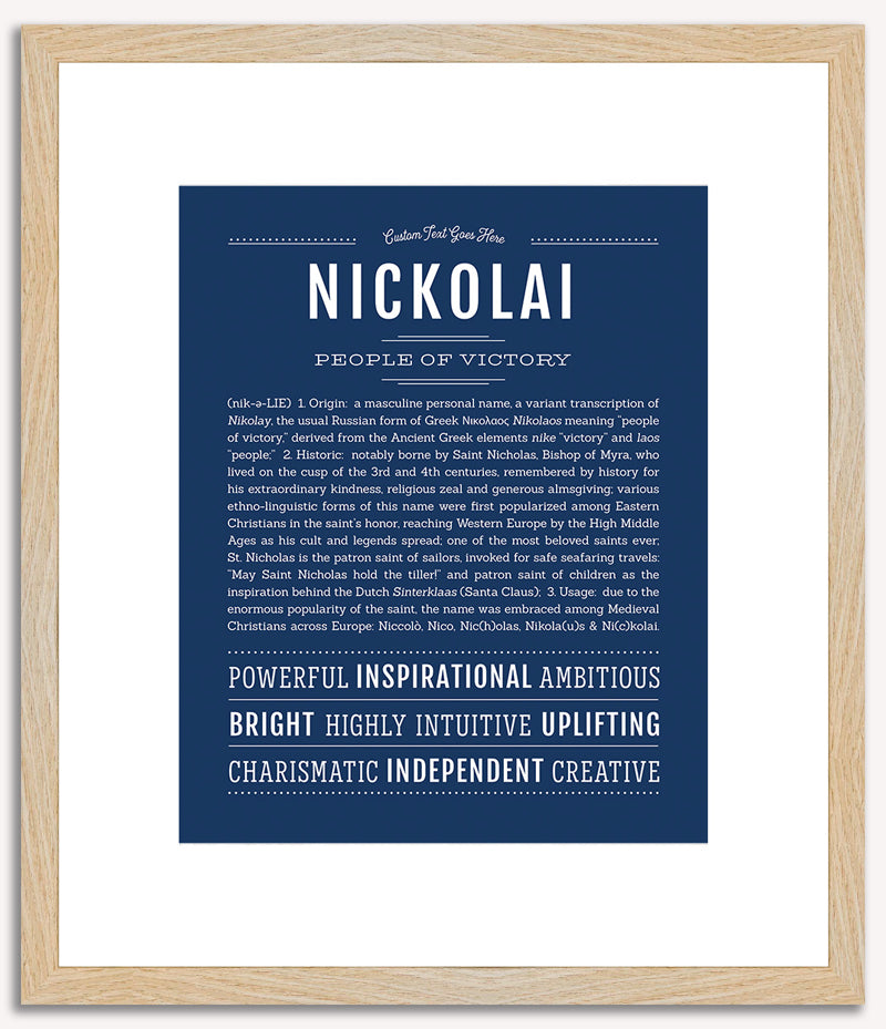 Nickolai | Name Art Print