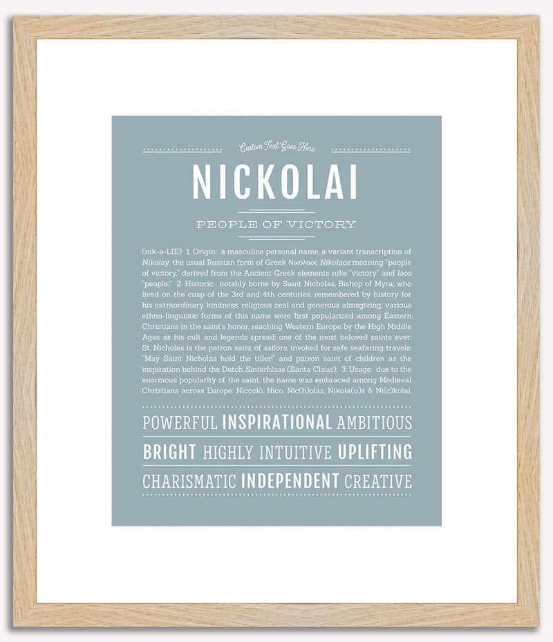 Nickolai | Name Art Print