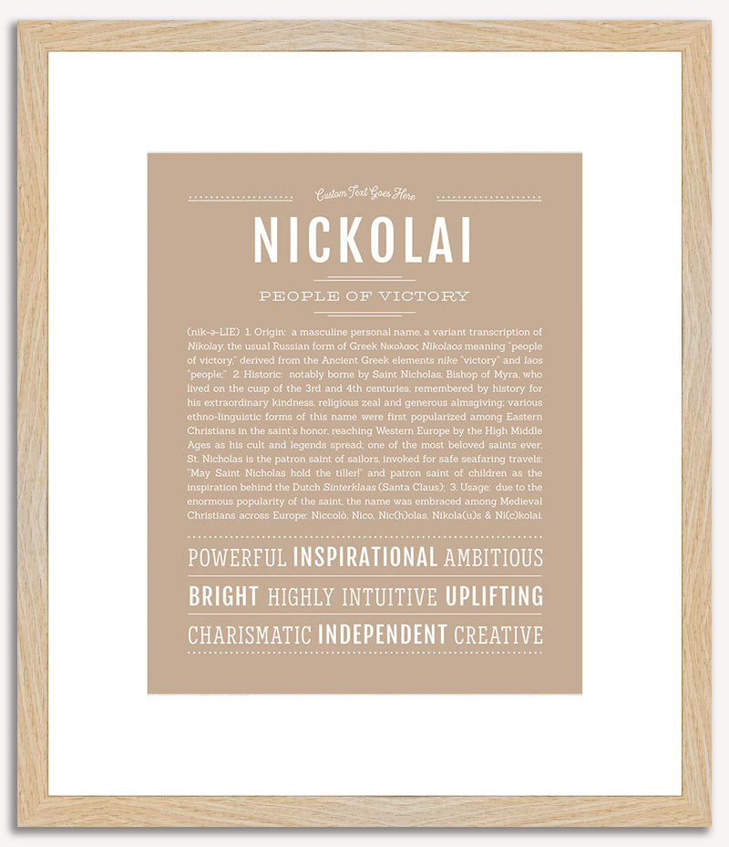 Nickolai | Name Art Print