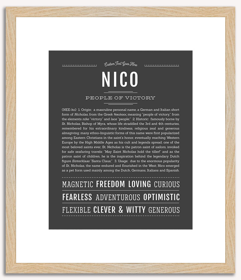 Nico | Name Art Print