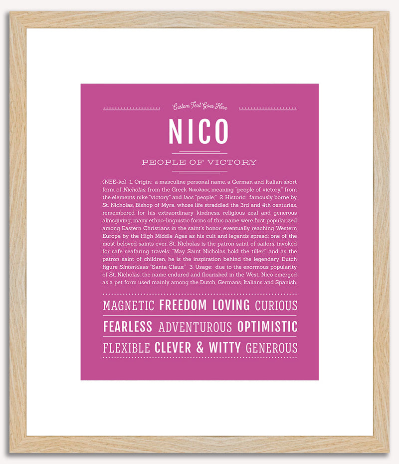 Nico | Name Art Print