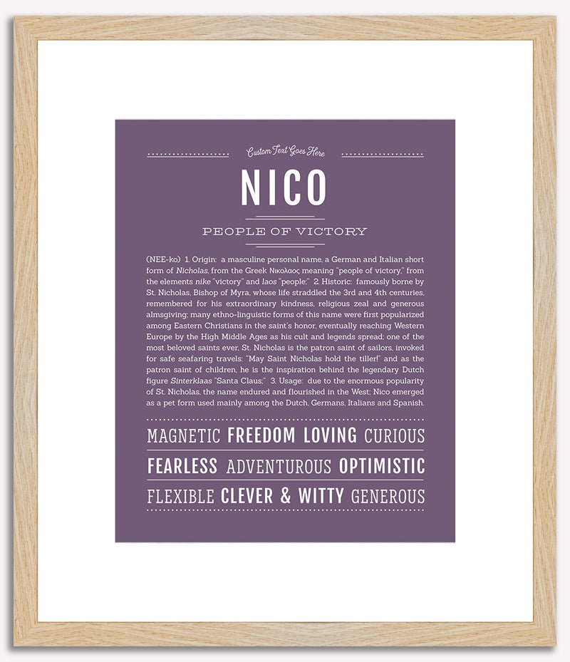 Nico | Name Art Print