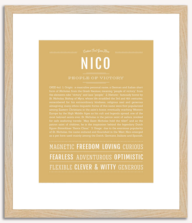 Nico | Name Art Print