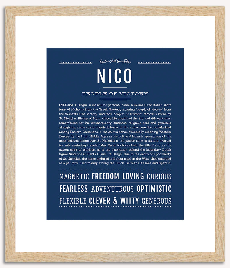 Nico | Name Art Print