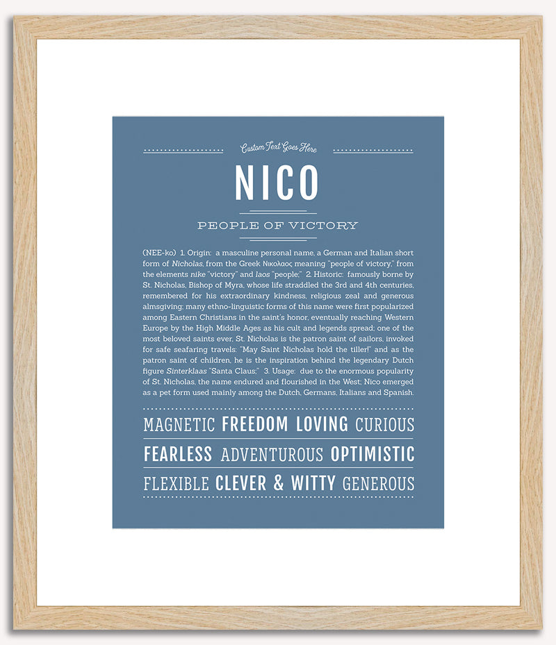 Nico | Name Art Print