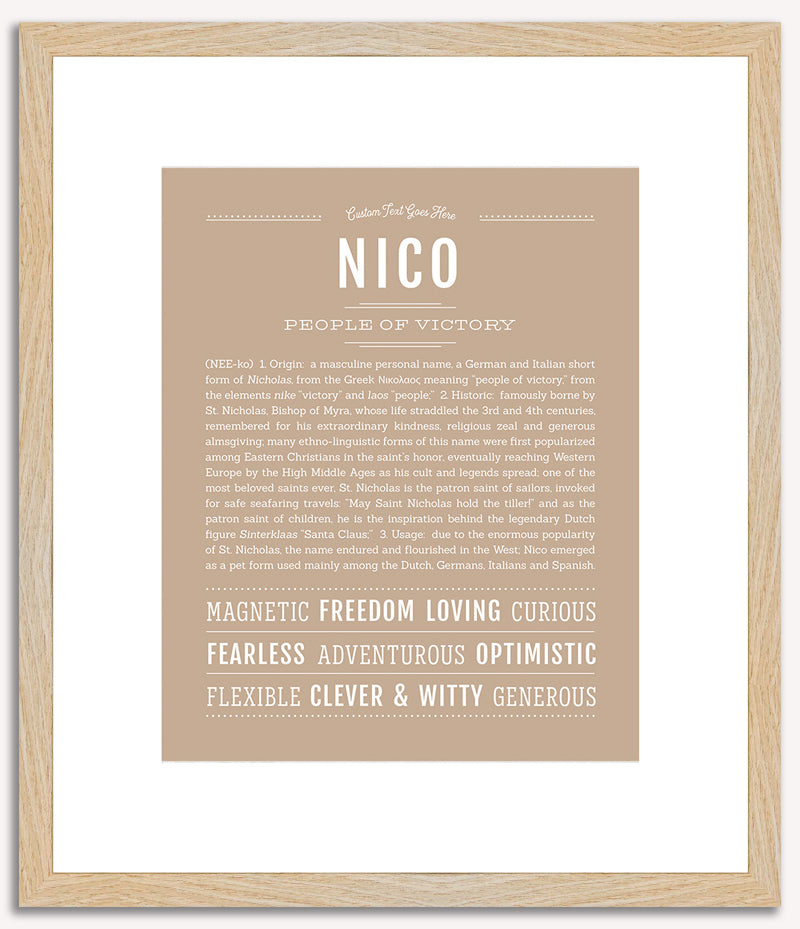 Nico | Name Art Print