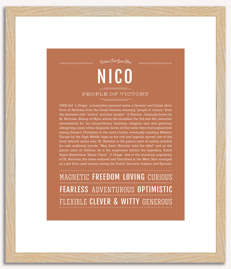 Nico | Name Art Print