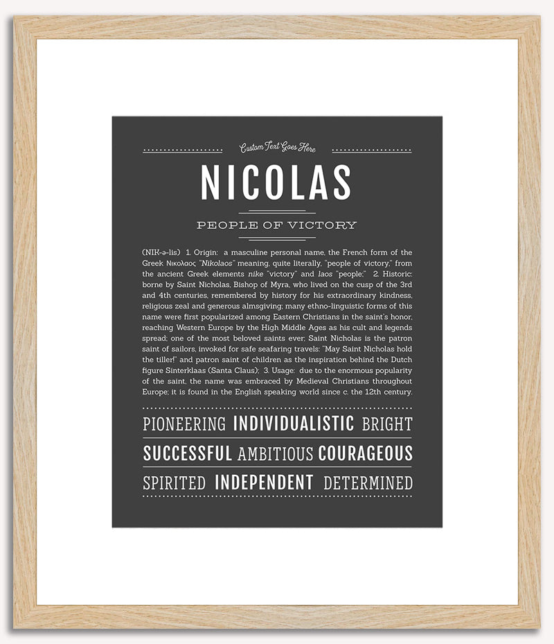 Nicolas | Name Art Print