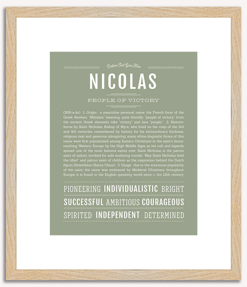 Nicolas | Name Art Print