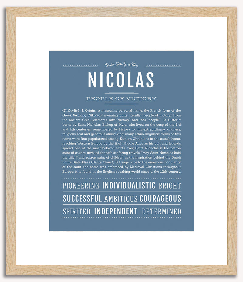 Nicolas | Name Art Print