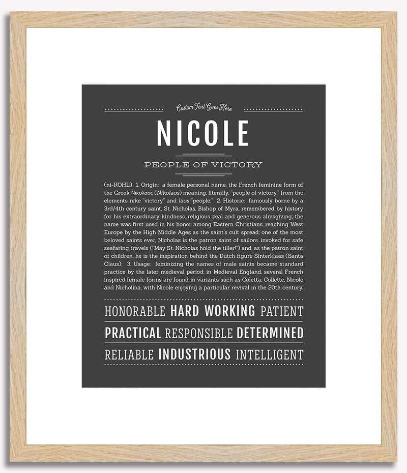 Nicole | Name Art Print