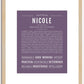 Nicole | Name Art Print