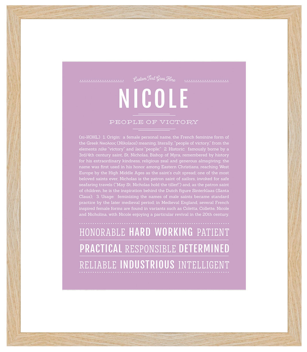 Nicole | Name Art Print