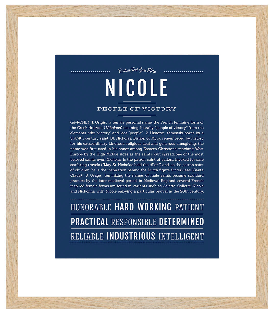 Nicole | Name Art Print