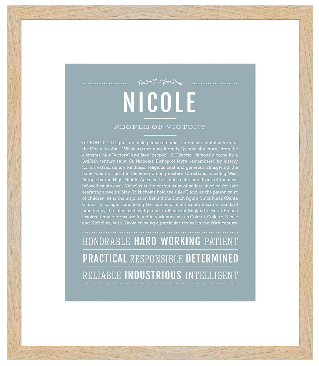 Nicole | Name Art Print